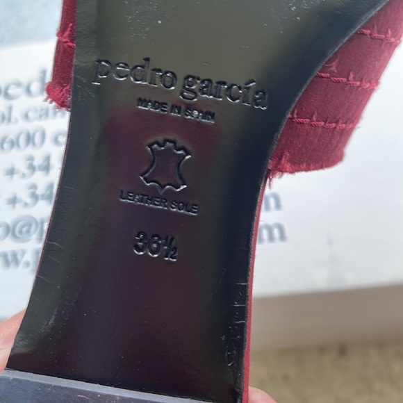 PEDRO GARCÍA SATIN MULES - Picture 5 of 7